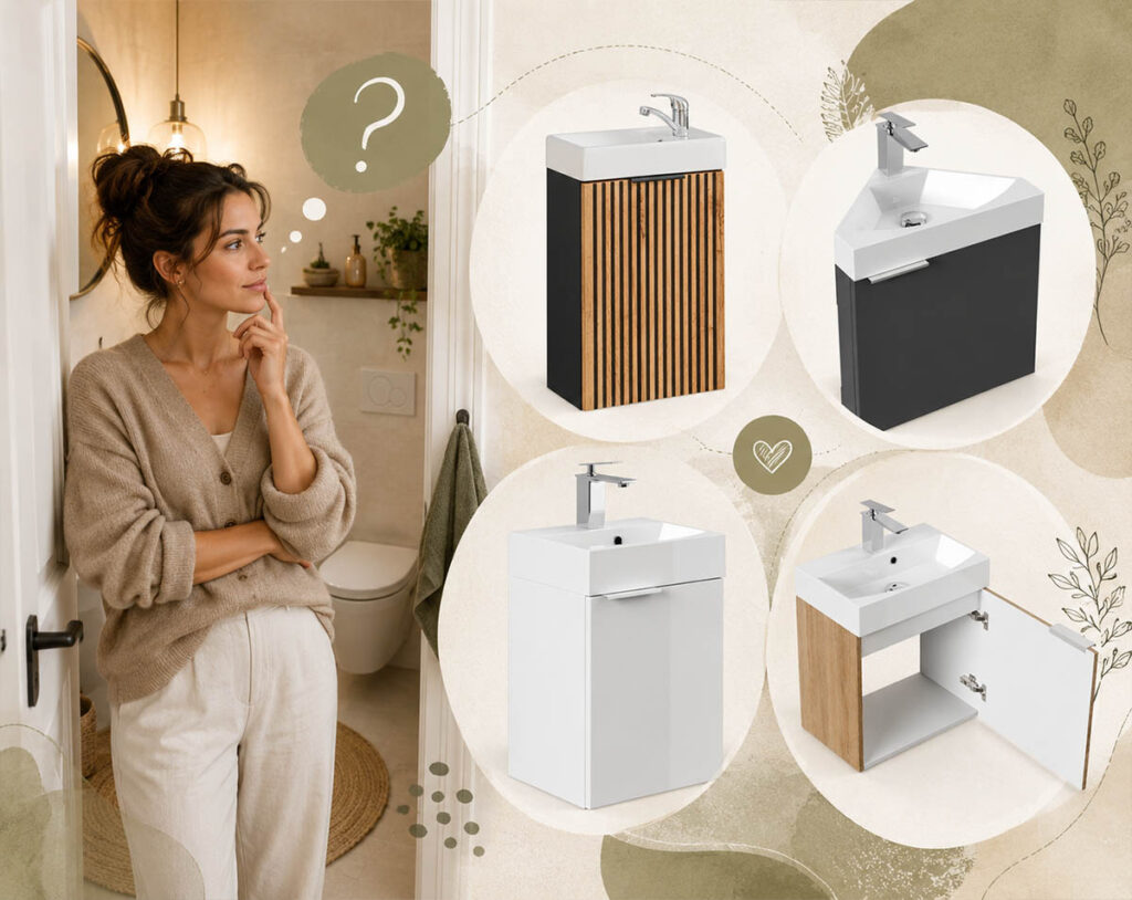 Raumspar-Waschplatz für Gäste-WC und kleines Badezimmer
